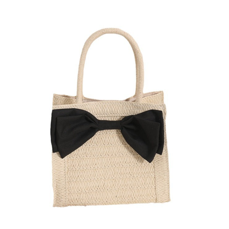 Elegant Bast handbag with bow detail Stornfield