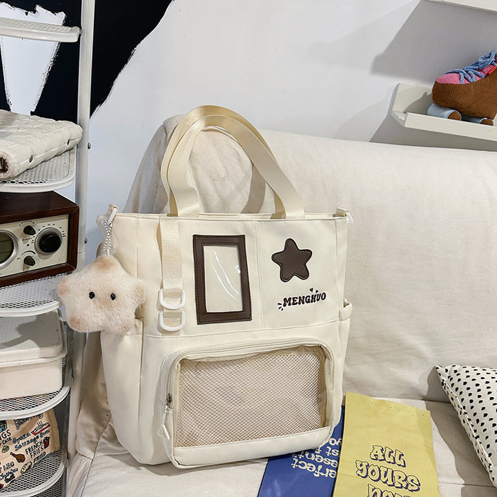 Functional School Backpack with Clear Pocket Stornfield