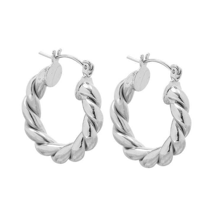Sleek Curved Huggie Earrings Stornfield