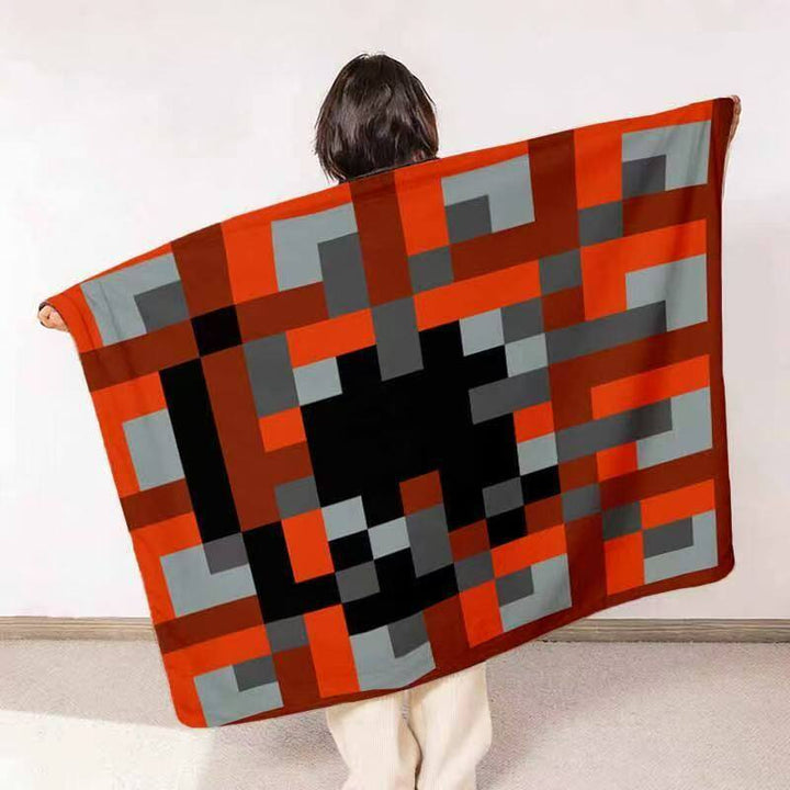 Cozy Checkered Pattern Fleece Blanket