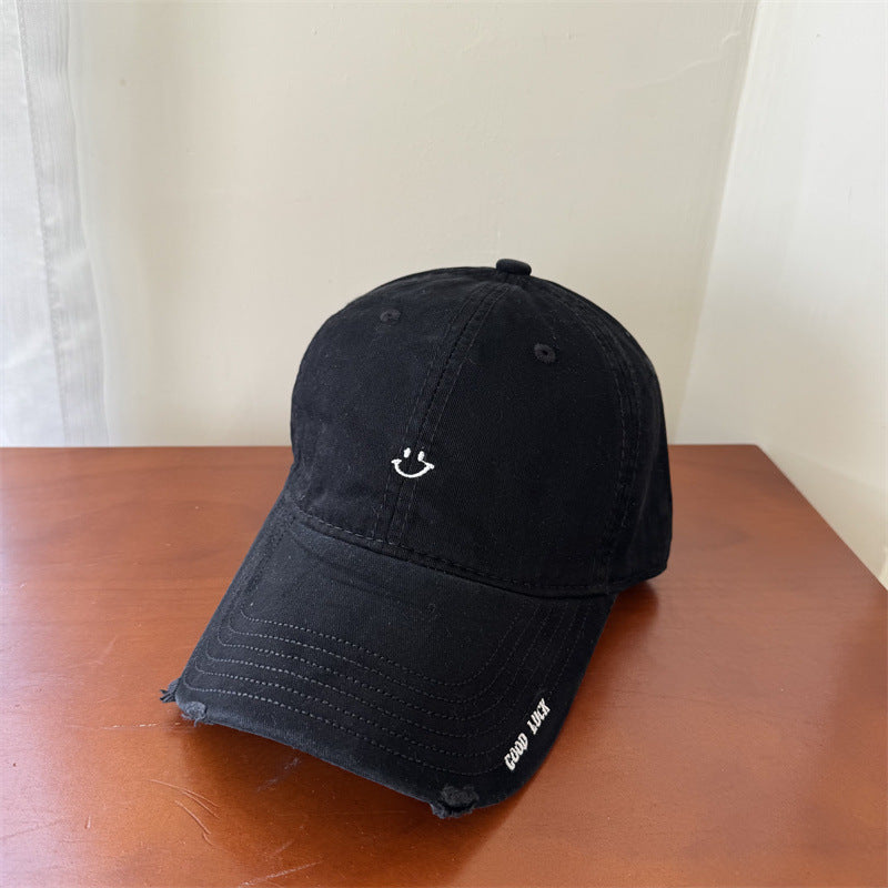 Women's Casual Smile-Embroidered Cap Stornfield