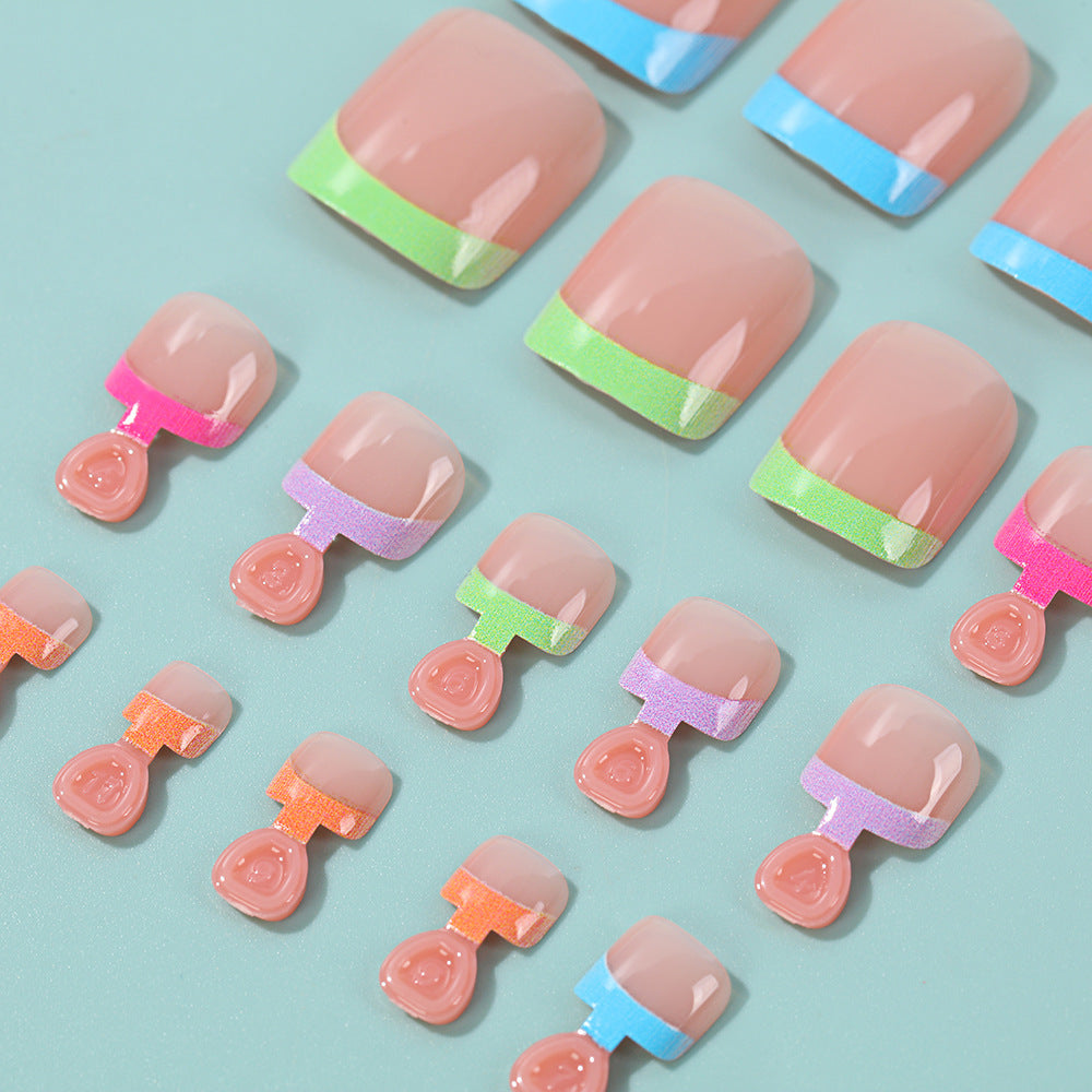 Creative nail set with colorful artificial nails Stornfield