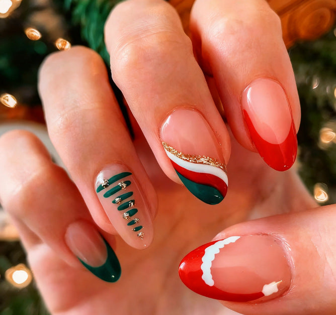 Artistic Holiday-Themed Nail Art Enhancements Stornfield