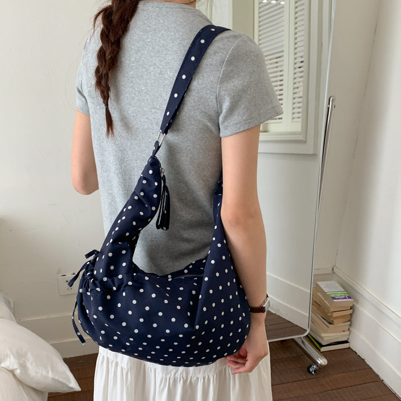 Polka Dot Sling Tote Bag