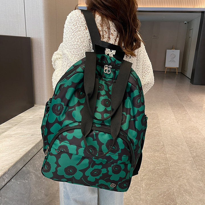 Floral Print Multi-Functional Backpack Stornfield