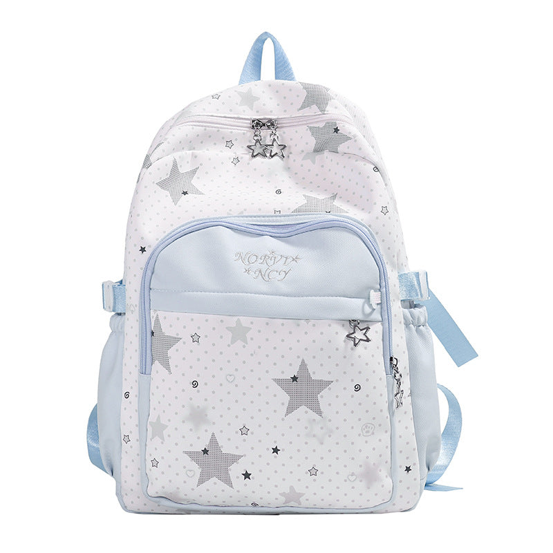 Stylish Star-Print Backpack Stornfield