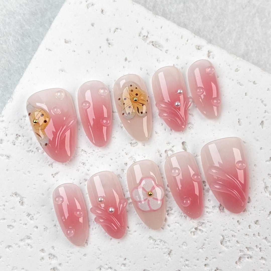 Artistic Themed Press-On Nail Set 1790745480