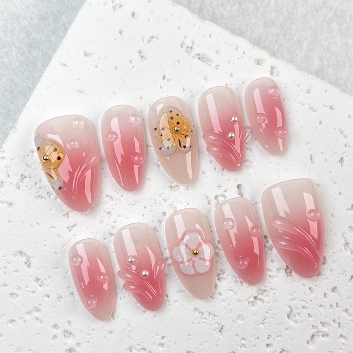 Artistic Themed Press-On Nail Set 1790745480