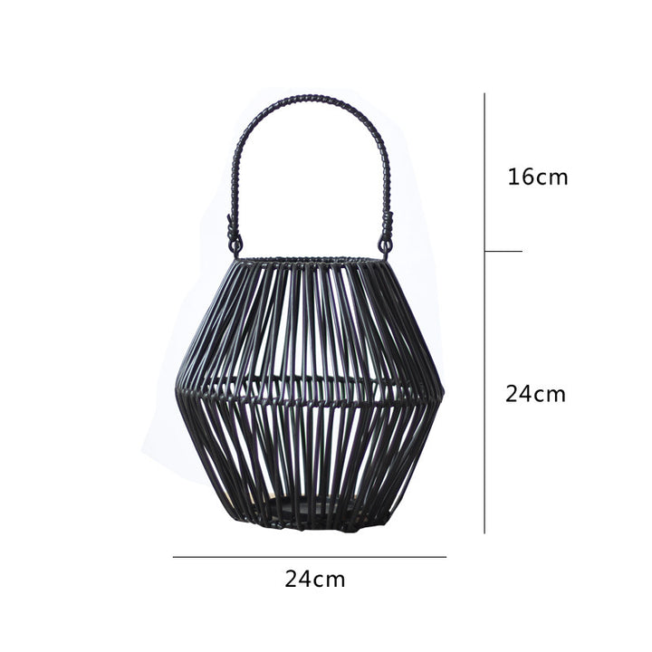 Decorative basket with handle Stornfield