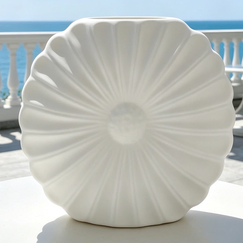 Artistic Fluted Decorative Planter Stornfeild