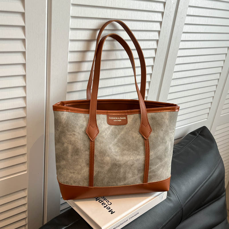 Stylish Leather Tote Bag