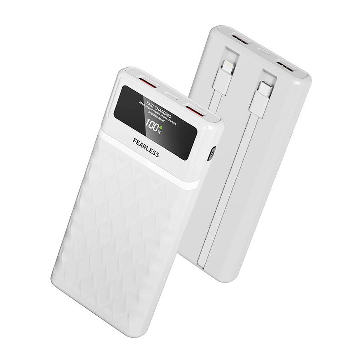 Power bank with integrated LED display and dual USB ports Stornfield