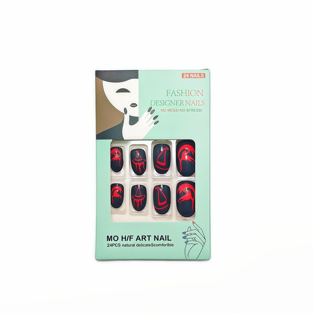 Creative Halloween-themed art nails Stornfield