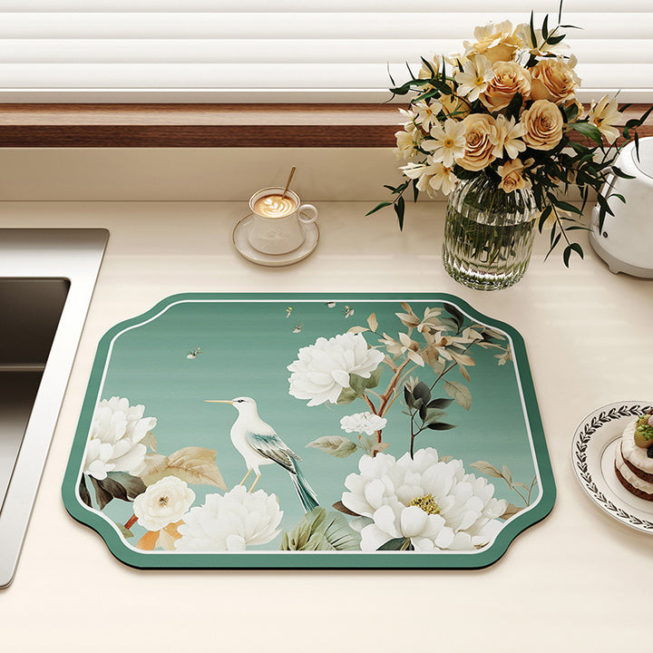 Decorative Kitchen Counter Mat