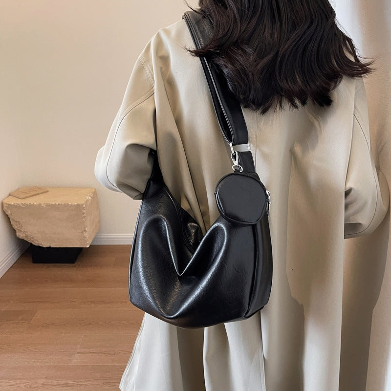 Elegant Slouchy Shoulder Tote