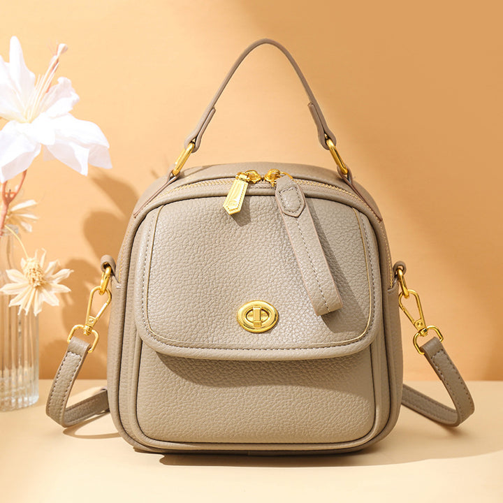 Textured Vegan Leather Crossbody Handbag Stornfield