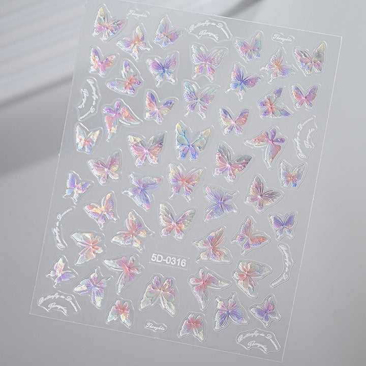 Decorative Butterfly Nail Art Decals
