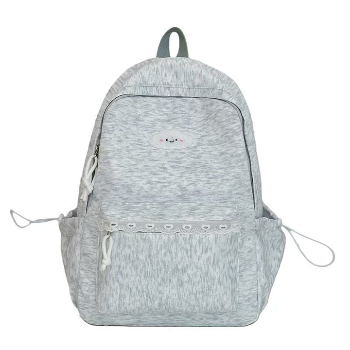 Backpack with Playful Cloud Design and Practical Compartments Stornfield