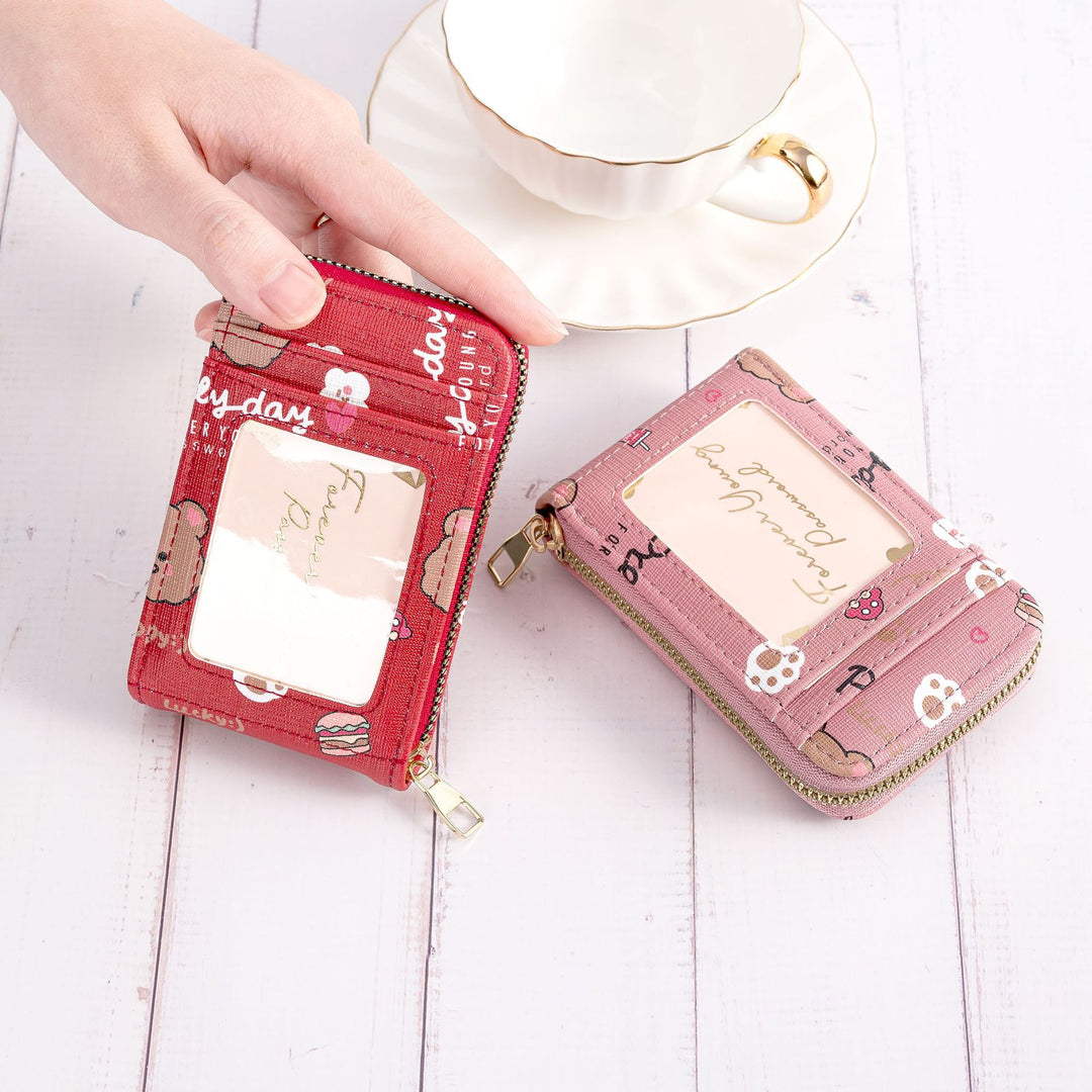 Cute Cartoon Print Card Holder