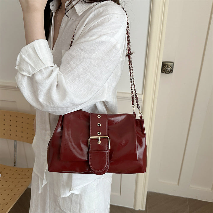 Patent Leather Shoulder Bag