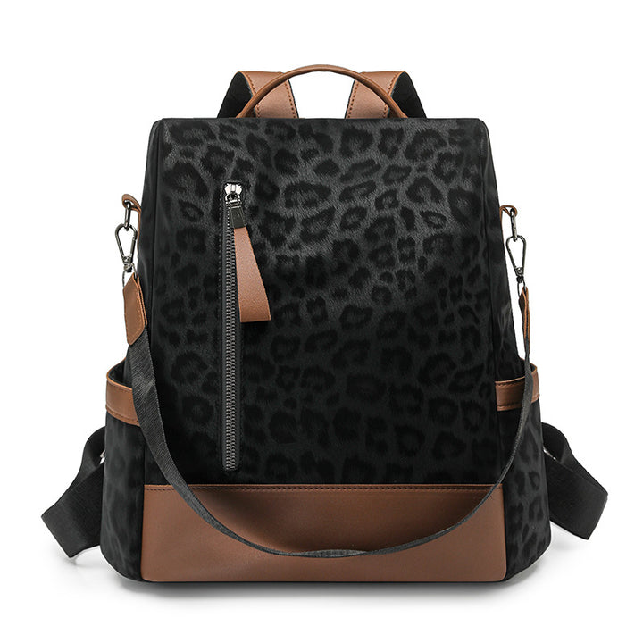 Chic Leopard Print Backpack Stornfield