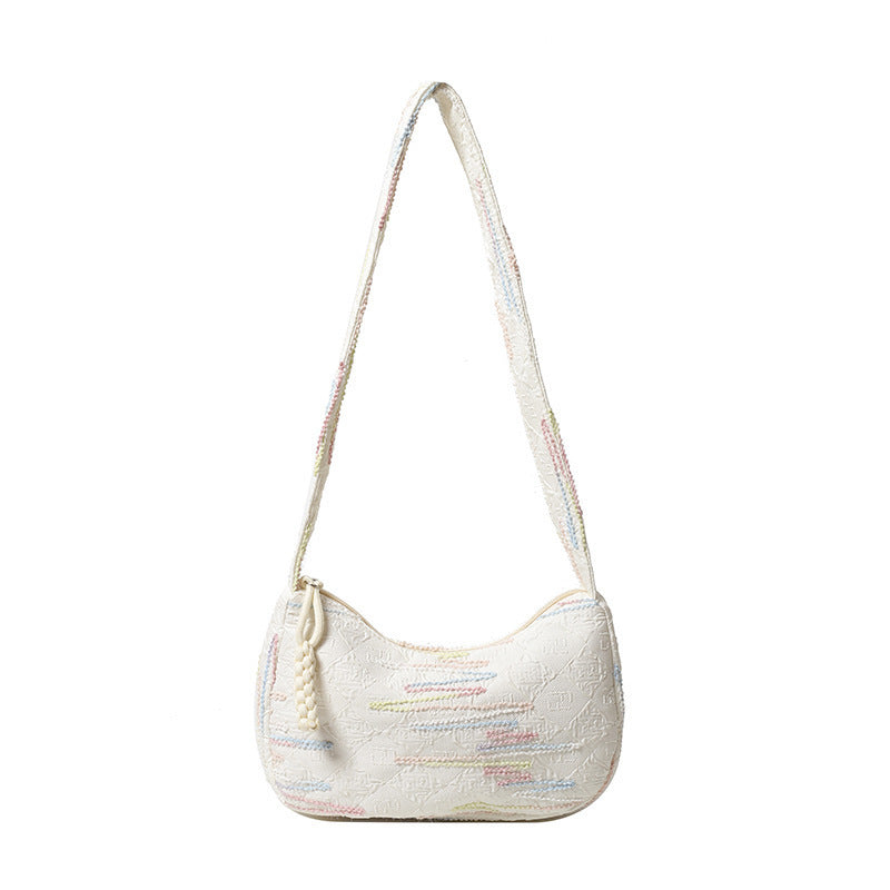WoTextured Fabric Shoulder Bag Stornfield