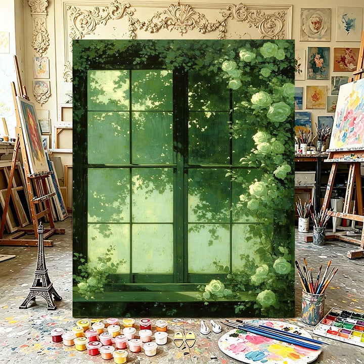 Botanical Window Canvas Art Stornfield