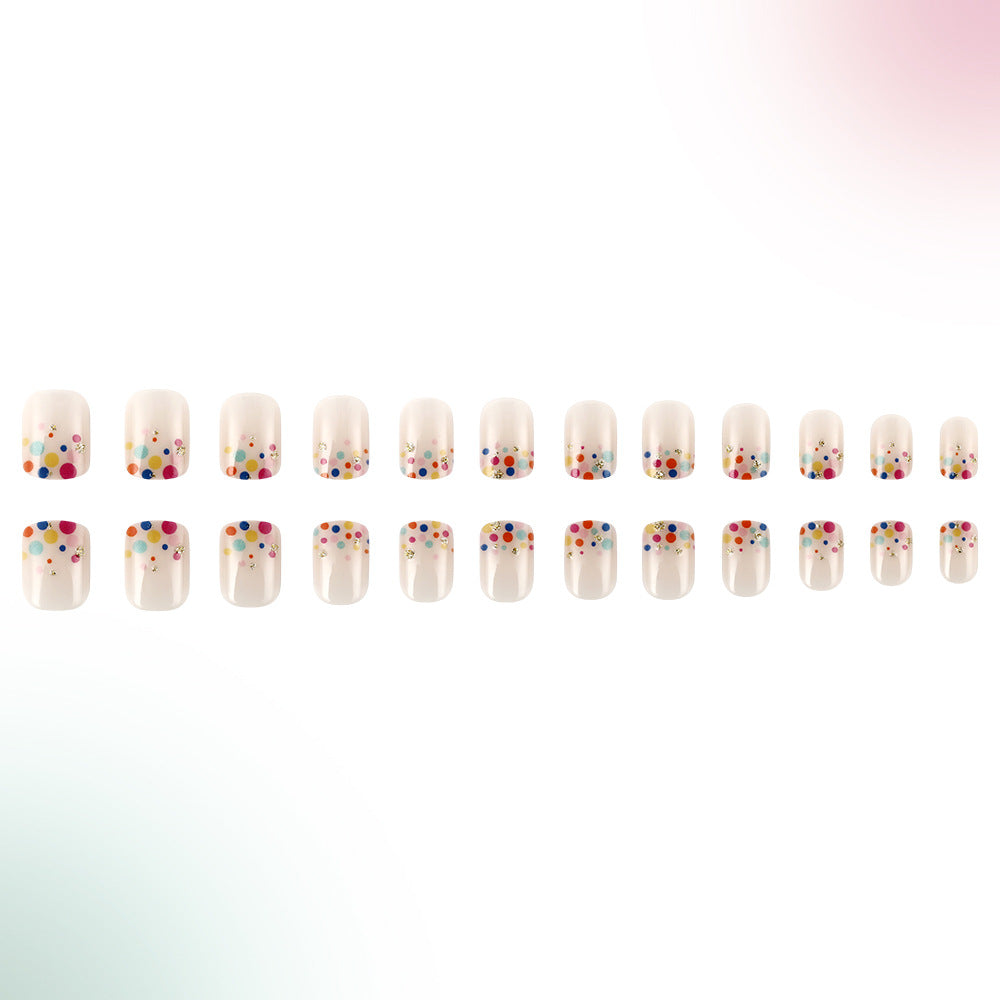 Colorful Dotted Gel Nail Art Set Stornfield