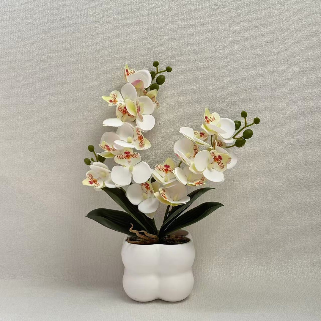 Lifelike Orchid Table Centerpiece