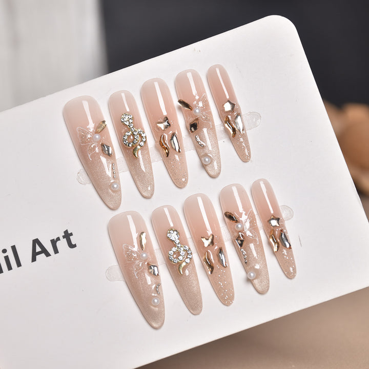 Decorative Press-On Nail Extensions Stornfield