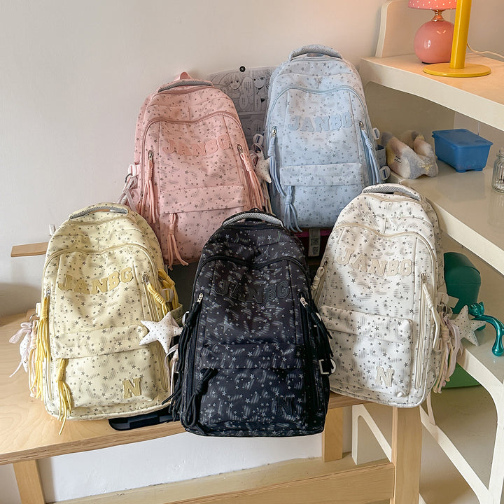 Stylish Star Patterned Backpack Stornfield