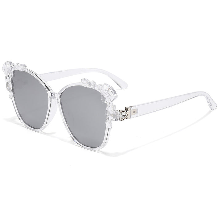 Glamorous Cat-Eye Sunglasses with Crystal Embellishments Stornfield