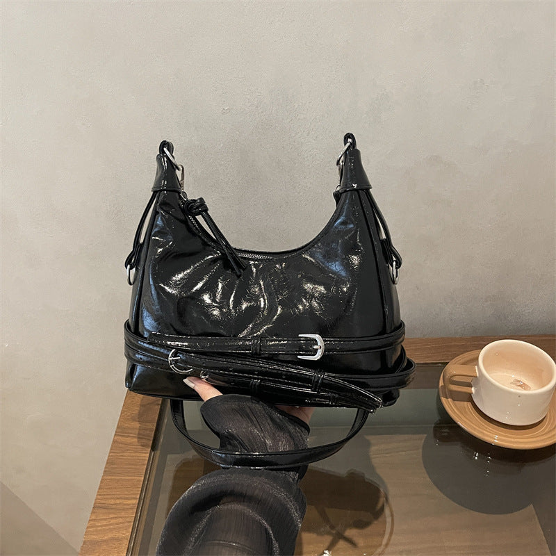 Trendy Glossy Sling Shoulder Bag