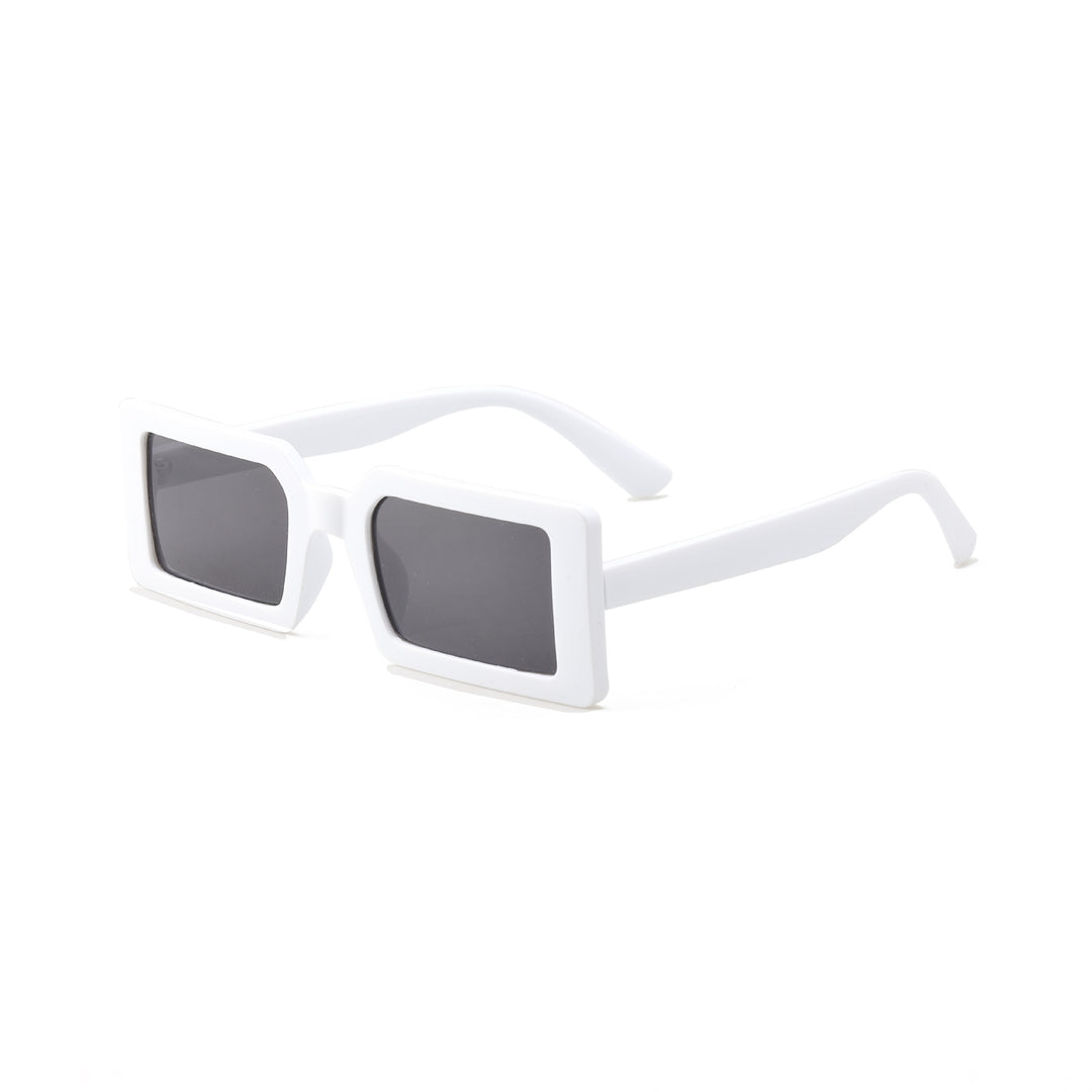 Women's square sunglasses with modern transparent frame Stornfield