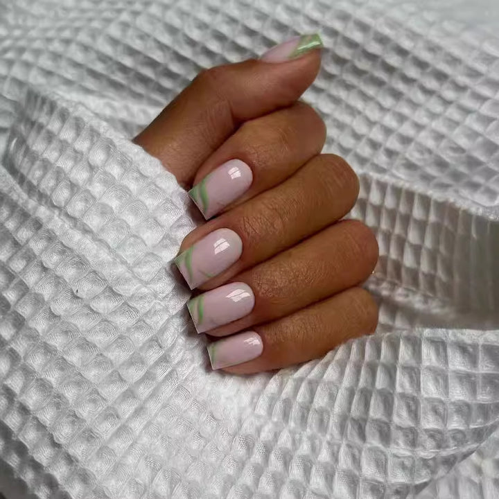 Creative nail design with elegant color gradients Stornfield