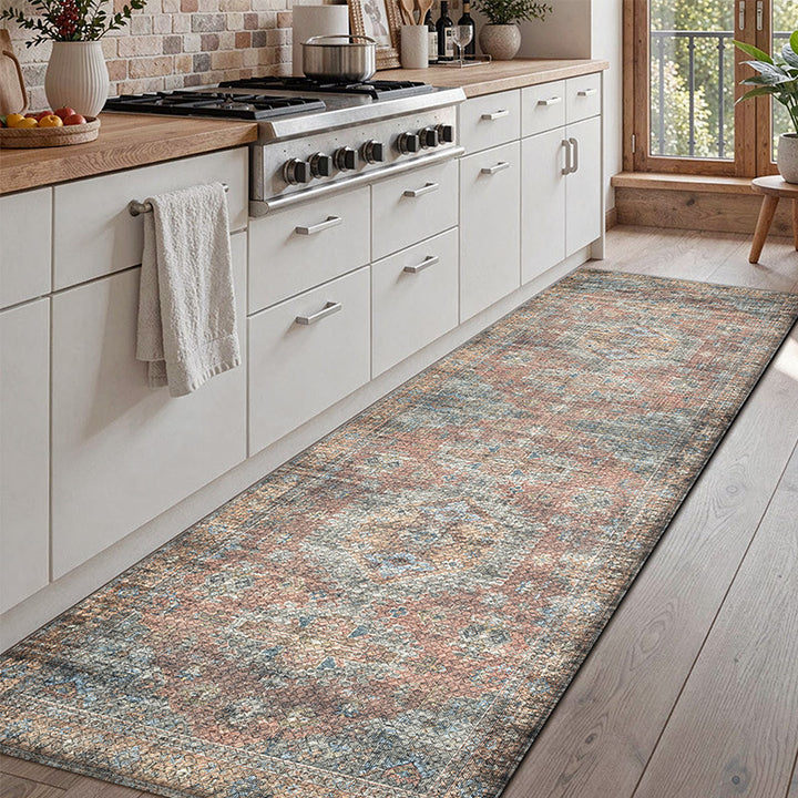 Vintage-Inspired Kitchen Runner