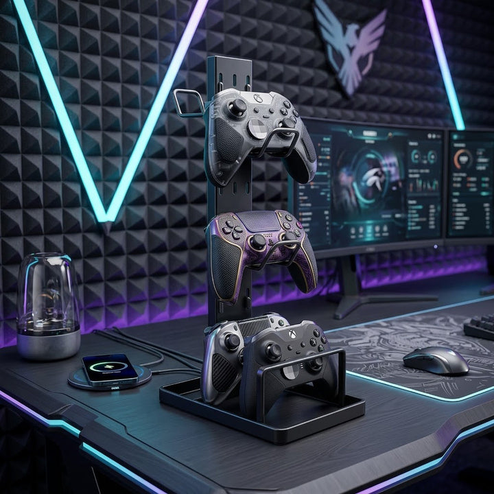 Multi-Controller and Headset Organizer Dock