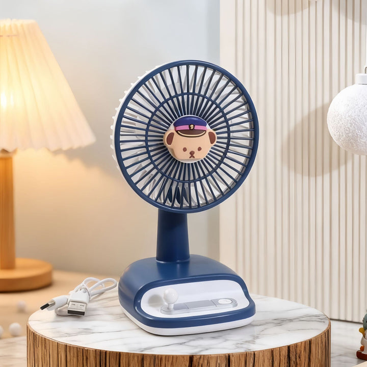 Ladies table fan with flexible tilt angle Stornfield