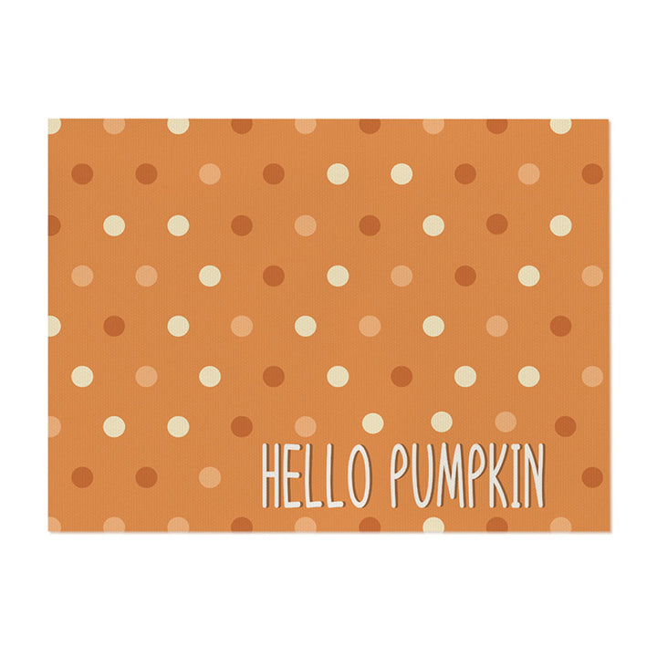 Autumn Harvest Printed Polyester Indoor Outdoor Welcome Doormat