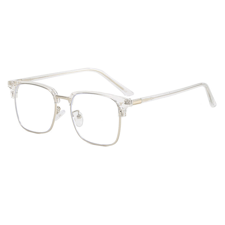 Ladies elegant square glasses with lightweight metal frame Stornfield