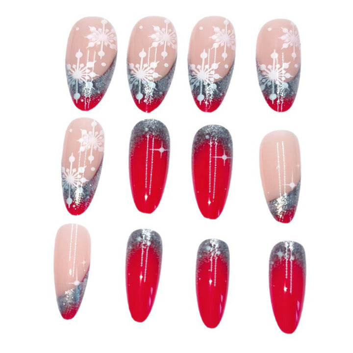 Creative artificial nails with winter motif Stornfield