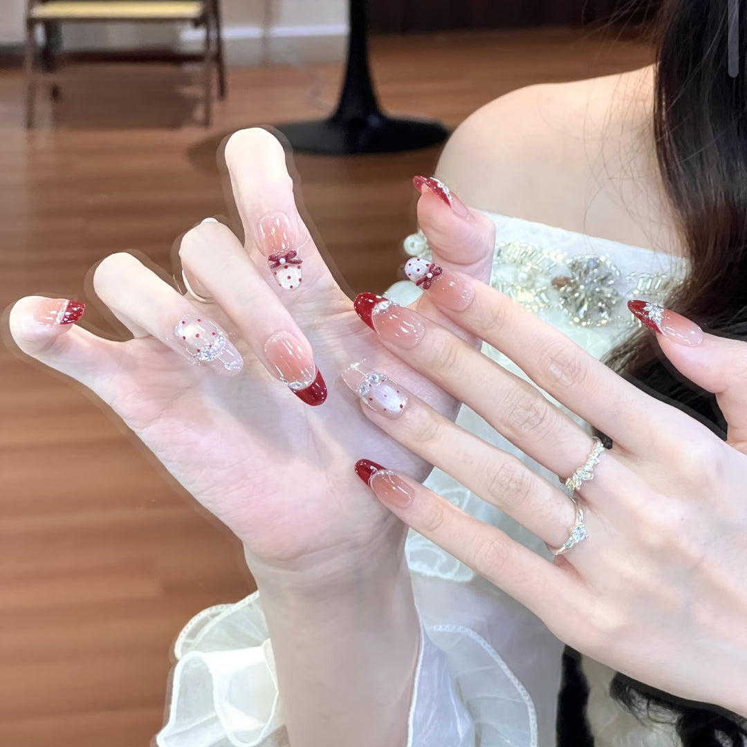 Artistic Themed Press-On Nail Design Stornfield