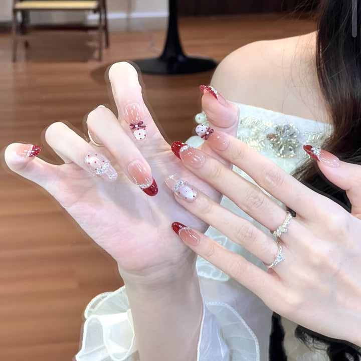 Artistic Themed Press-On Nail Design Stornfield
