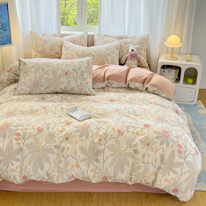 Floral Pattern Comforter Set