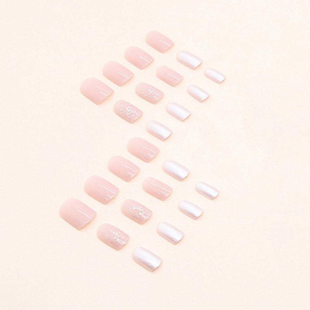 Elegant Glossy Press-On Nail Set Stornfield