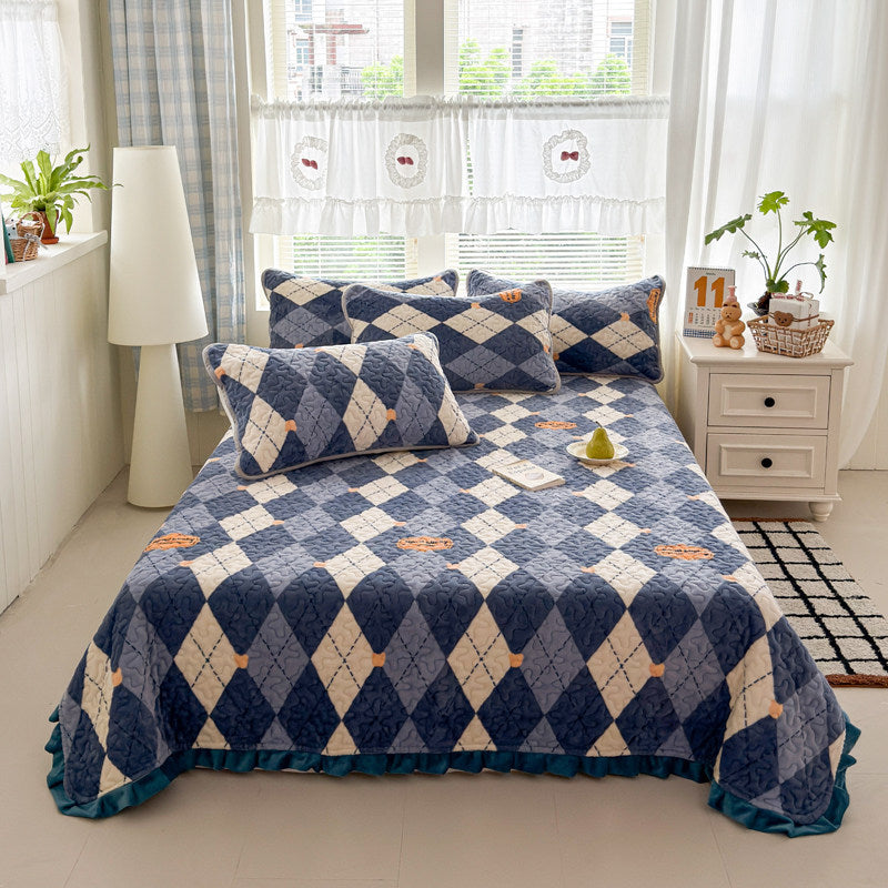 Playful Cartoon-Themed Bedspread Set