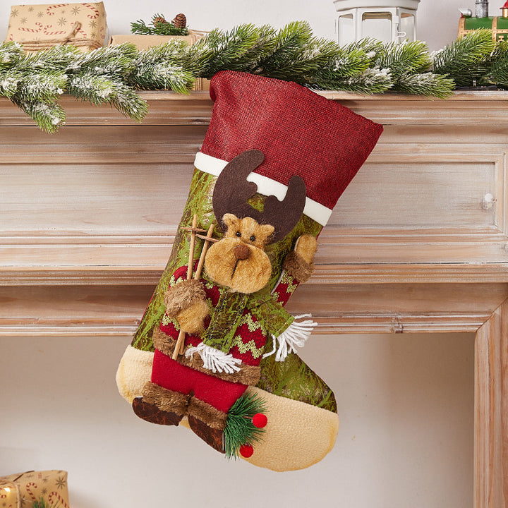 Festive Christmas stocking with nostalgic design Stornfield