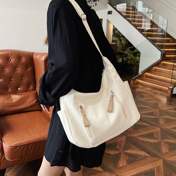 Casual Multi-Pocket Shoulder Bag