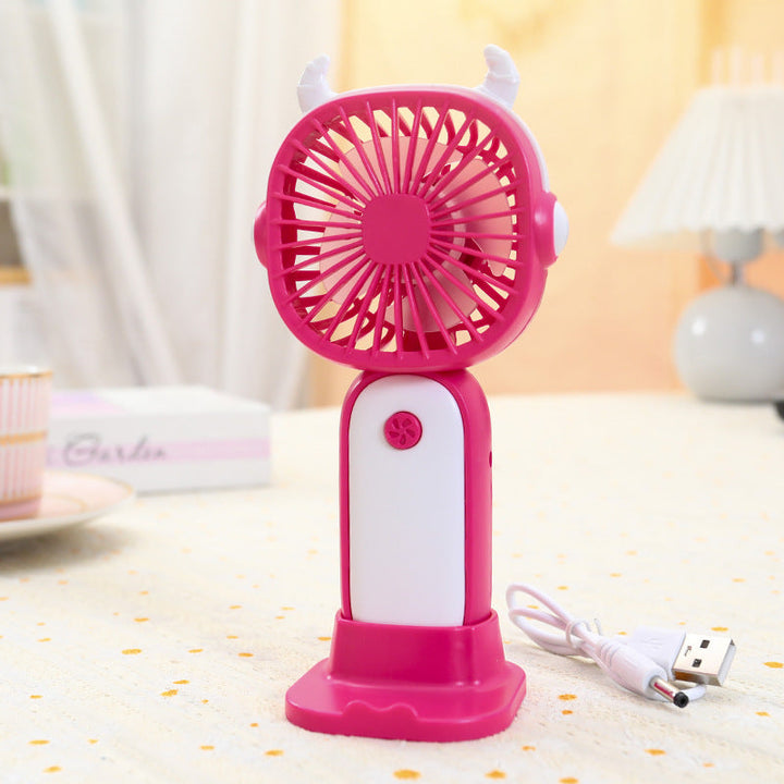 Ladies Portable Hand Fan with Cute Design Stornfield