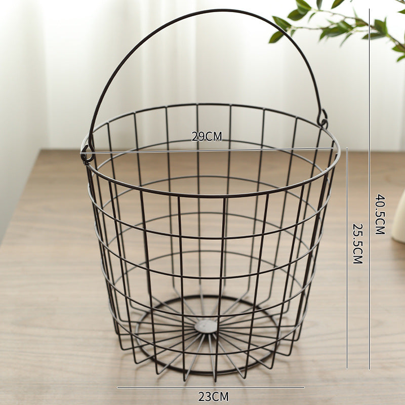 Unisex wire basket with ergonomic carrying lid Stornfield